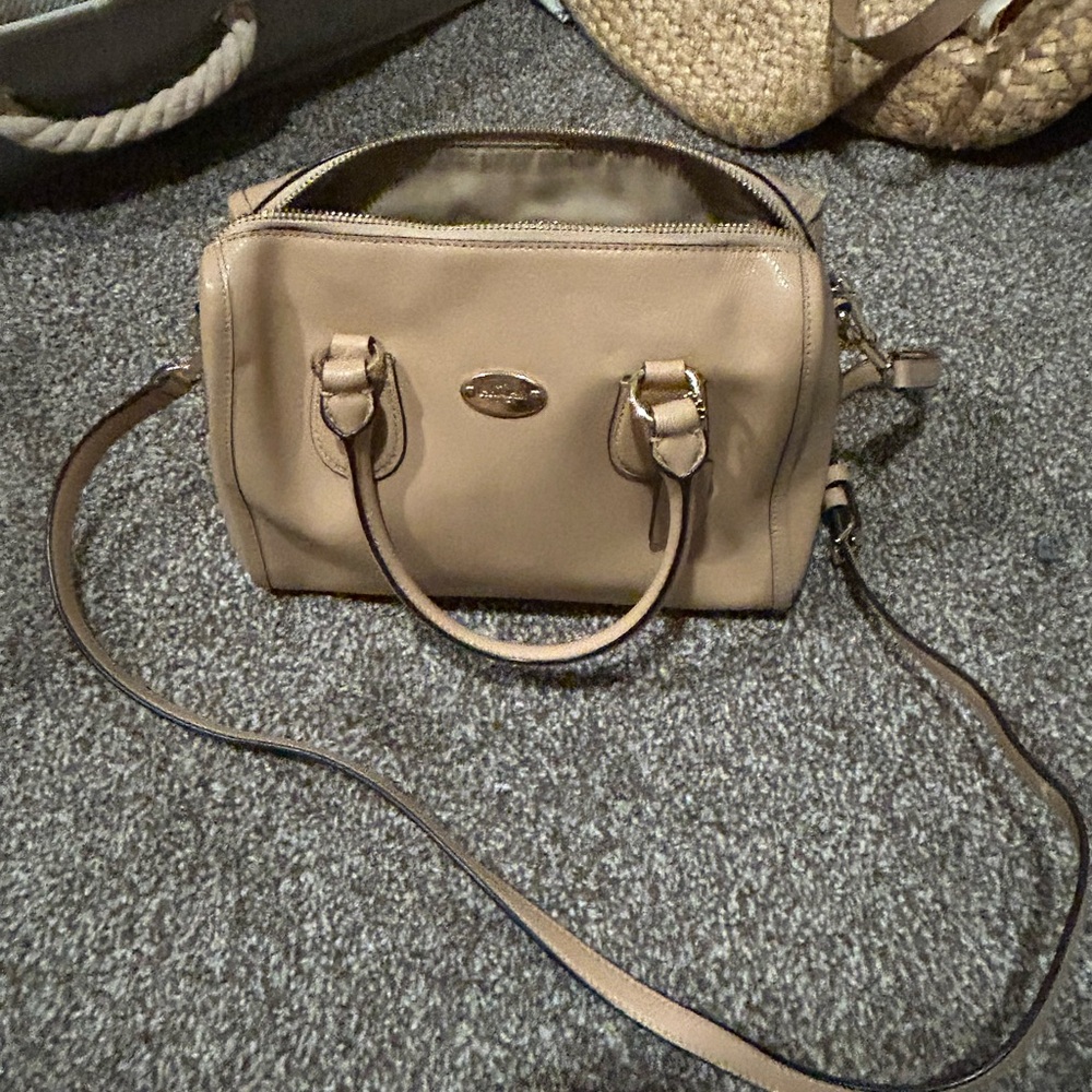 Coach Tan Leather Satchel